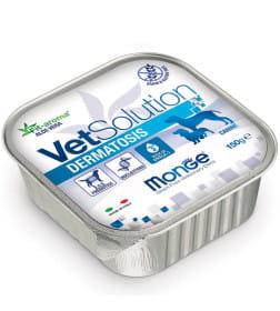 Ветеринарная диета Monge VetSolution Dog Dermatosis Дерматозис для собак при заболеваниях кожи, ламистер 150 г