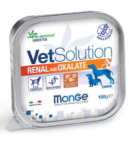 Ветеринарная диета Monge VetSolution Dog Renal and Oxalate Ренал и Оксалат для собак при ХПН и профилактике образования уролитов о