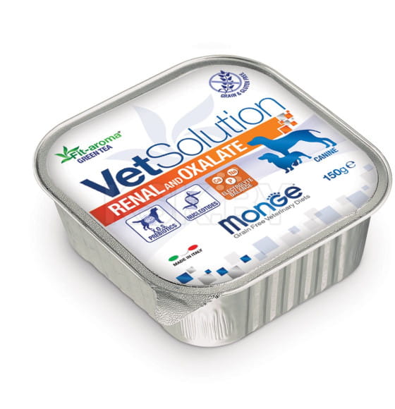 Ветеринарная диета Monge VetSolution Dog Renal and Oxalate Ренал и Оксалат для собак при ХПН и профилактике образования уролитов о (70014526) 