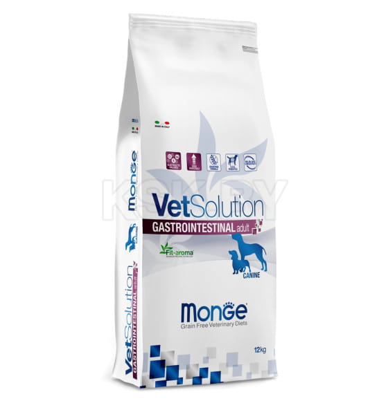 Ветеринарная диета Monge VetSolution Dog Gastrointestinal Гастроинтестинал для собак при заболеваниях ЖКТ 12кг (70081054) 