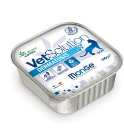 Ветеринарная диета Monge VetSolution Cat Dermatosis Дерматозис для кошек при заболеваниях кожи, ламистер 100 г