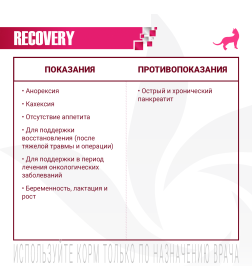 Ветеринарная диета Monge VetSolution Cat Recovery Рекавери для кошек при восстановлении питания в период выздоровления, ламистер 1