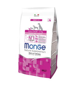 Сухой корм Monge Dog Daily Line Extra Small для щенков миниатюрных пород, из курицы 800 г