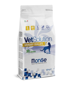 Ветеринарная диета Monge VetSolution Cat Urinary Oxalate Уринари Оксалат для кошек при заболеваниях мочеполовой системы 1,5кг