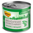 Влажный корм Мнямс Паштет из кролика с овощами для собак всех пород 