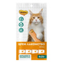 Крем-лакомство Мнямс для кошек с курицей 15 г х 4 шт. (703836) 