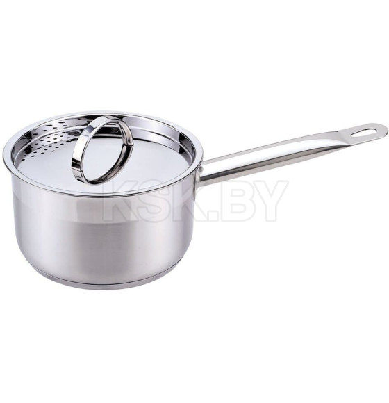 Ковш из нержавеющей стали с крышкой 16 см, 1,5 л, Mr-3511-16S, Maestro (Mr-3511-16S) 