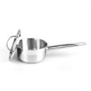 Ковш из нержавеющей стали с крышкой 16 см, 1,5 л, Mr-3511-16S, Maestro (Mr-3511-16S) 