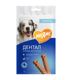 Лакомство Мнямс DENTAL для собак "Зубные косточки" 70г