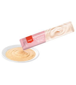 Лакомство для кошек Wanpy Cat "нежное пюре" из тунца и креветками 25 шт х14 г