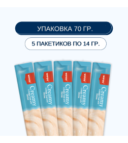 Крем лакомство для собак Wanpy Dog "нежное пюре" из курицы 70 г