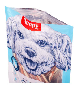Курица с треской в форме сэндвича Wanpy Dog 100 г