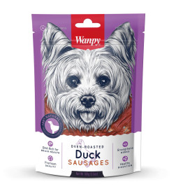 Лакомство утиные сосиски Wanpy Dog 100 г