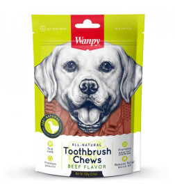 Лакомство для собак Wanpy Dog "Зубные щетки со вкусом говядины" 100 г