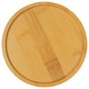 Миска Mr.Kranch Bamboo керамическая коричневая на бамбуковой подставке 530 мл (MKR543714) 