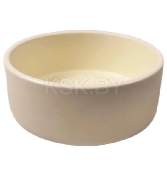 Миска Mr.Kranch Bamboo керамическая белая на бамбуковой подставке 860 мл (MKR542939) 