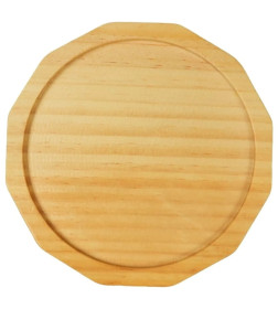 Миска Mr.Kranch Bamboo керамическая белая на бамбуковой подставке 860 мл