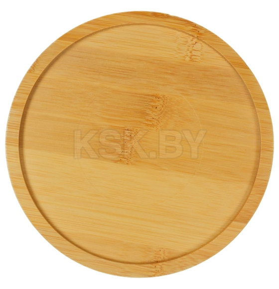 Миска Mr.Kranch Bamboo керамическая розовая на бамбуковой подставке 860 мл (MKR542946) 