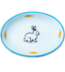 Миска Mr.Kranch для грызунов Зайчик 90 мл голубая