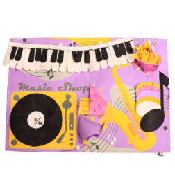 Нюхательный коврик Mr.Kranch Музыкальный магазин, размер 50х70см
