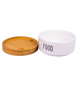 Миска Mr.Kranch керамическая Food 340 мл белая
