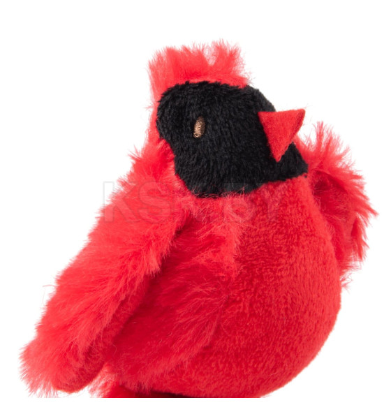 Игрушка Mr.Kranch для кошек Птичка плюшевая с кошачьей мятой 8 см красная (MKR542267) 