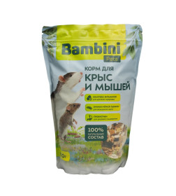 Корм Bambini Pets для крыс и мышей, 800гр