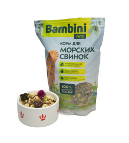 Корм Bambini Pets для морских свинок, 800гр