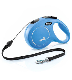 Поводок-рулетка Flexi New Classic M (до 20 кг) 8 м трос синяя