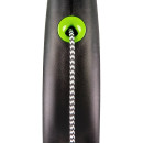 Поводок-рулетка Flexi Black Design XS (до 8 кг) 3 м трос черный/зеленый (98033227) 