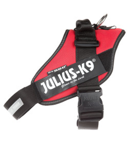 Шлейка для собак JULIUS-K9  IDC®-Powerharness 1 (63-85см/ 23-30кг), красный