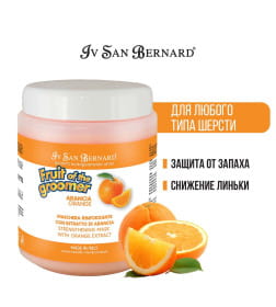 Восстанавливающая маска для слабой выпадающей шерсти ISB Fruit of the Groomer Orange 1 л