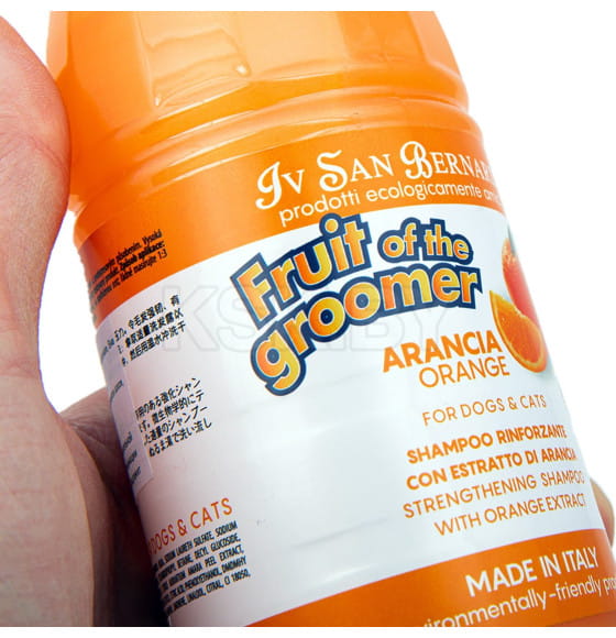 Шампунь для слабой выпадающей шерсти ISB Fruit of the Groomer Orange 1 л (NSHAAR1000) 