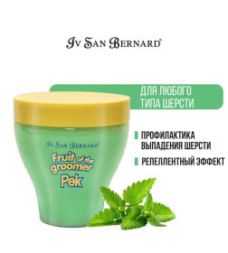 Восстанавливающая маска для любого типа шерсти с витамином В6 ISB Fruit of the Groomer Mint 250 мл
