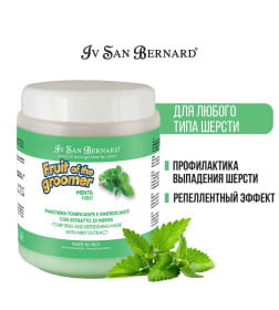 Восстанавливающая маска для любого типа шерсти с витамином В6 ISB Fruit of the Groomer Mint 1 л