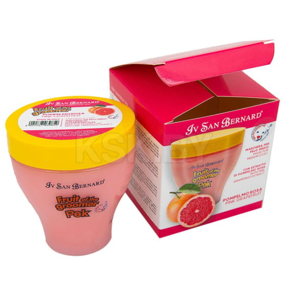 Восстанавливающая маска для шерсти средней длины с витаминами ISB Fruit of the Groomer Pink Grapefruit 250 мл (NMASPO250) 