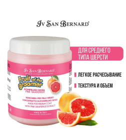 Восстанавливающая маска для шерсти средней длины с витаминами ISB Fruit of the Groomer Pink Grapefruit 1 л