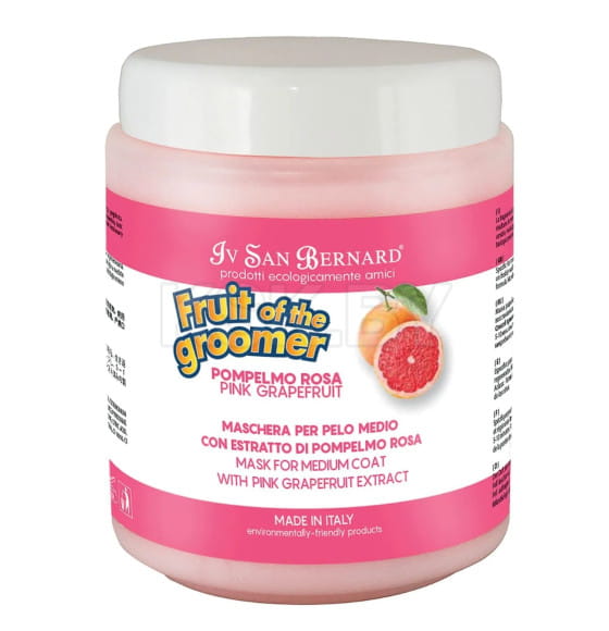 Восстанавливающая маска для шерсти средней длины с витаминами ISB Fruit of the Groomer Pink Grapefruit 1 л (NMASPO1000) 