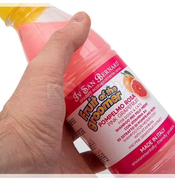 Шампунь для шерсти средней длины с витаминами ISB Fruit of the Groomer Pink Grapefruit 1 л (NSHAPO1000) 