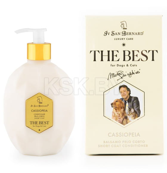 Кондиционер для короткой шерсти с экстрактом акации ISB The Best line Cassiopeia 500 мл (BACASS500) 