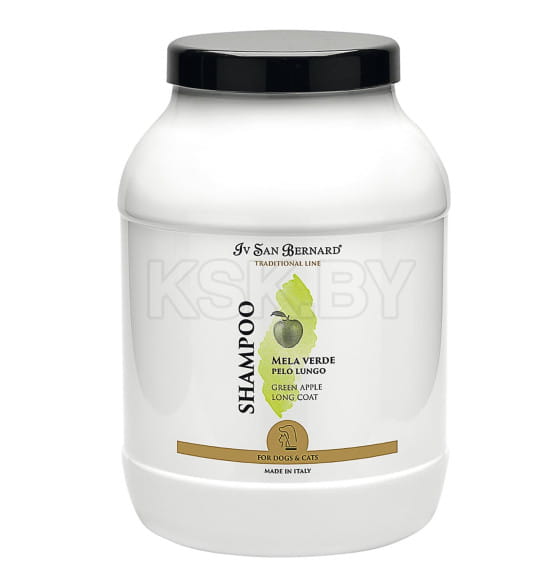 Шампунь для длинной шерсти ISB Traditional Line Green Apple  3 л (SHAM3000) 