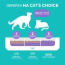 Растительный комкующийся наполнитель тофу Cat's choice с ароматом 