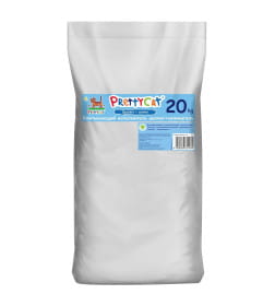 Наполнитель PrettyCat впитывающий глиняный "Naturel" 20 кг CLUB