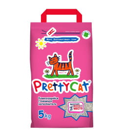 Наполнитель PrettyCat комкующийся бентонитовый "Euro Mix" 5 кг (замена 620086)