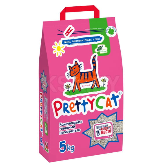 Наполнитель PrettyCat комкующийся бентонитовый 