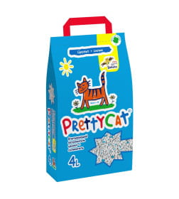 Наполнитель PrettyCat впитывающий глиняный "Aroma Fruit" с део-кристаллами 2 кг (4 л)