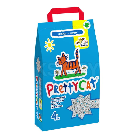Наполнитель PrettyCat впитывающий глиняный 