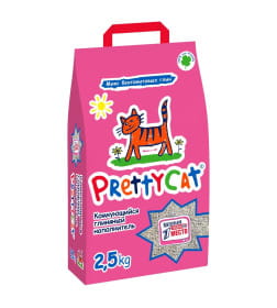 Наполнитель PrettyCat комкующийся бентонитовый "Euro Mix" 2,5 кг (замена 620703)