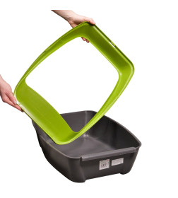 Туалет-лоток MPS VIRGO 52х39х20h см с рамкой в ассортименте