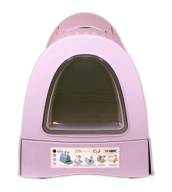 Био-туалет для кошек IMAC ZUMA 40х56х42,5h см, пепельно-розовый